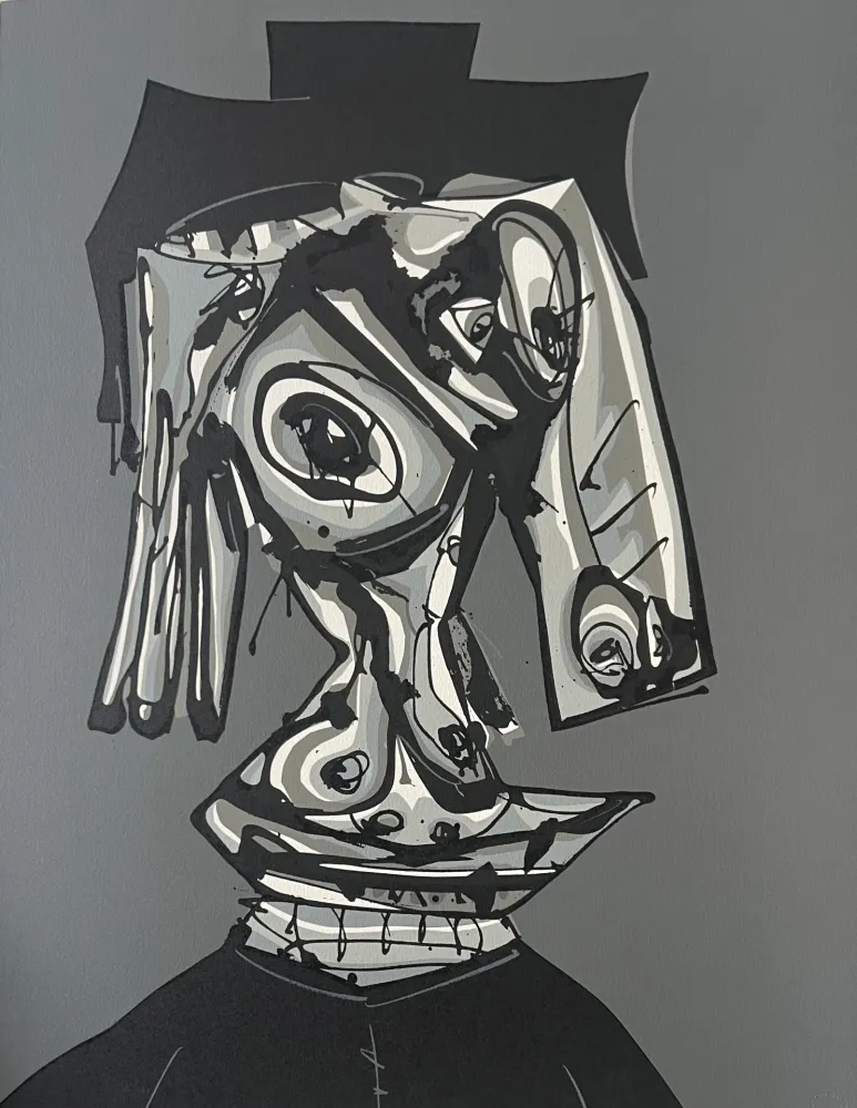 リトグラフ Saura - Dora Maar Visitada III -  Atelier Clot, Bramsen & Co