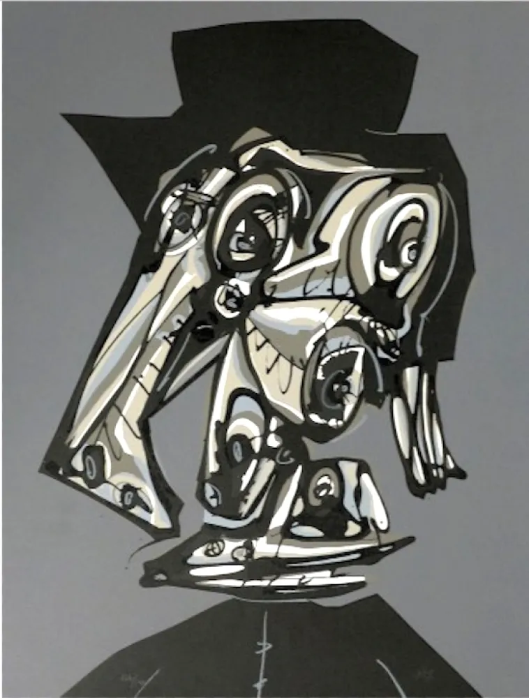 リトグラフ Saura - Dora Maar Visitada V