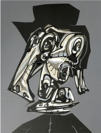 リトグラフ Saura - Dora Maar Visitada V