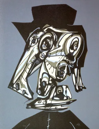 リトグラフ Saura - Dora Maar visitada V