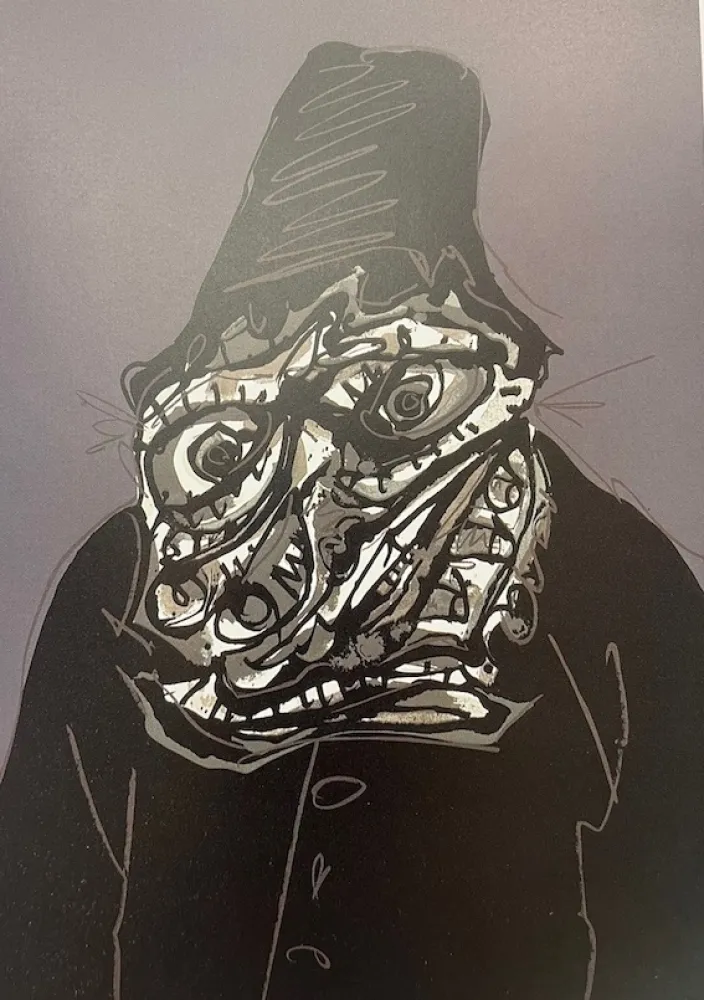 シルクスクリーン Saura - Felipe II