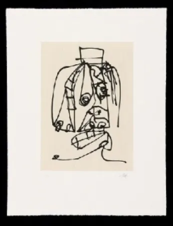 エッチングと　アクチアント Saura - Frauen Portrait mit Hut 3