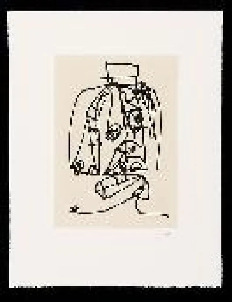 エッチングと　アクチアント Saura - Frauen portrait mit Hut 3