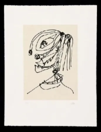 エッチングと　アクチアント Saura - Frauen Portrait mit Hut 4