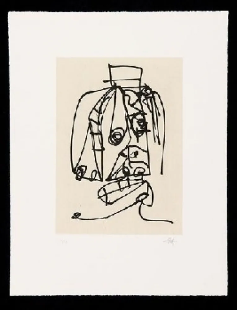 エッチングと　アクチアント Saura - Frauen Portrait Mit Hut - 8 etchings