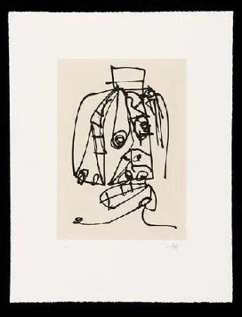 エッチングと　アクチアント Saura - Frauen Portrait Mit Hut - 8 etchings