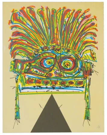 リトグラフ Saura - India