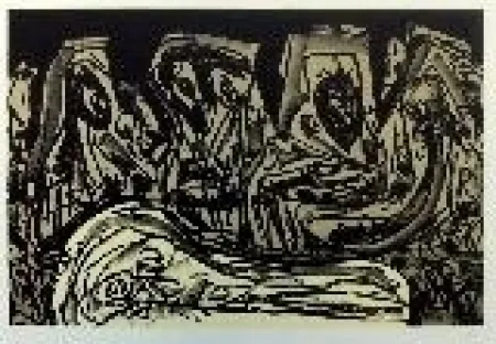 リトグラフ Saura - Kafka 3