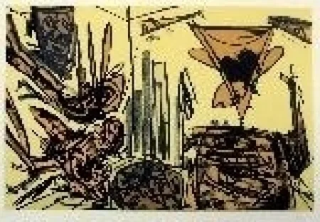 リトグラフ Saura - Kafka 5