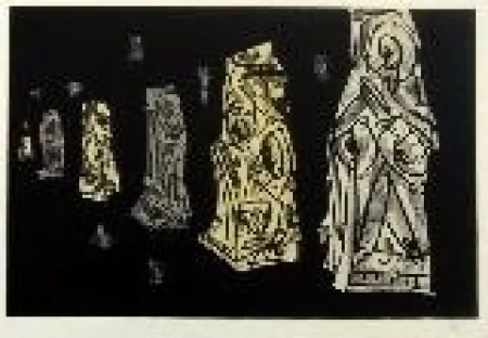 リトグラフ Saura - Kafka 9