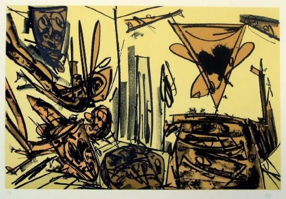 リトグラフ Saura - Kafka IV