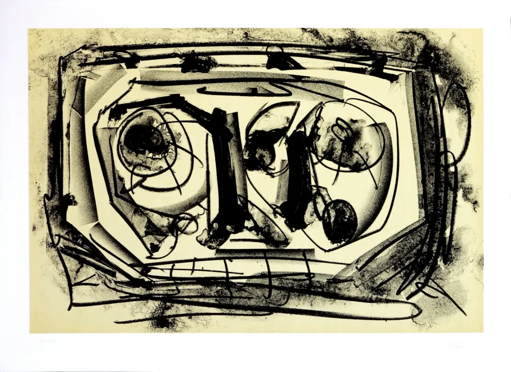 リトグラフ Saura - Kafka - Tagebücher III