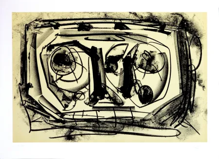 リトグラフ Saura - Kafka - Tagebücher III