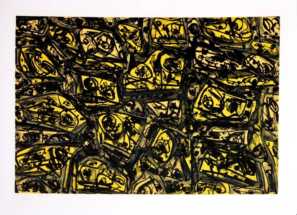 リトグラフ Saura - Kafka - Tagebücher VII