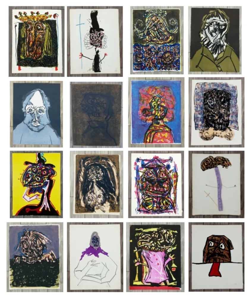 リトグラフ Saura - La Historia de España