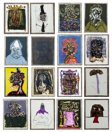 リトグラフ Saura - La Historia de España