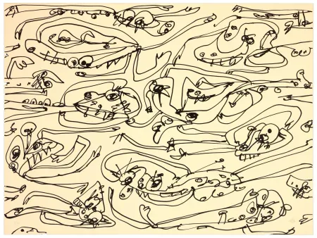 リトグラフ Saura - La paresse