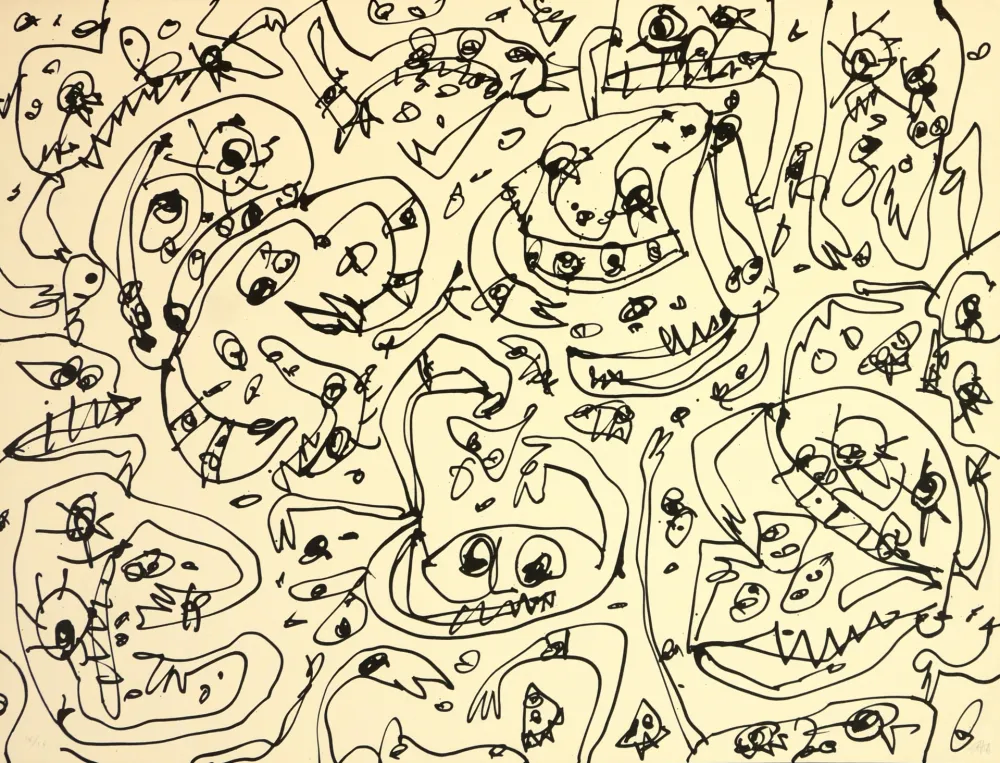 リトグラフ Saura - L'Avarice