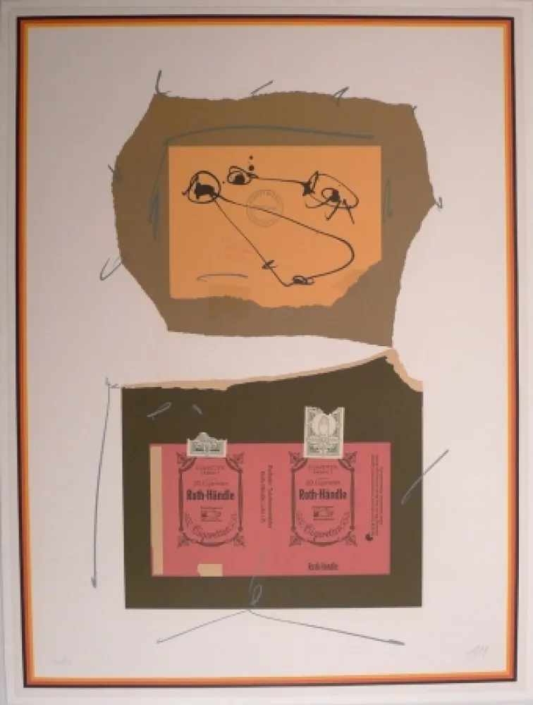 リトグラフ Saura - Le Jardin des Nations: Gudula