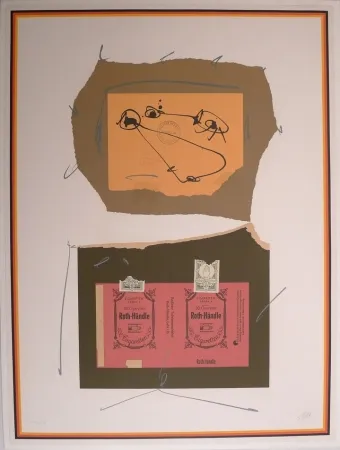 リトグラフ Saura - Le Jardin des Nations: Gudula