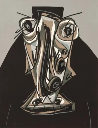 リトグラフ Saura - Melanchton III