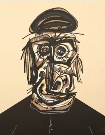 リトグラフ Saura - Melanchton IV