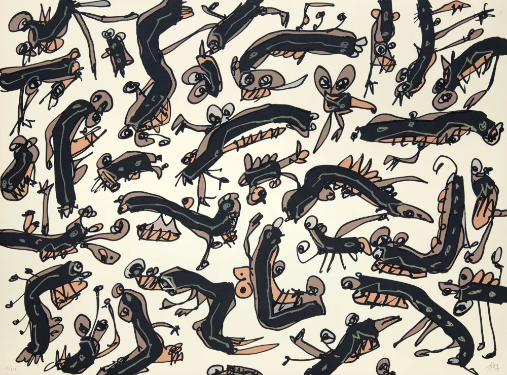 リトグラフ Saura - Péchés capitaux 2 L'envie