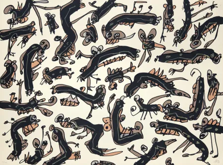 リトグラフ Saura - Péchés capitaux 2 L'envie