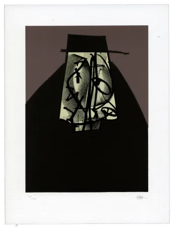 リトグラフ Saura - Portrait I