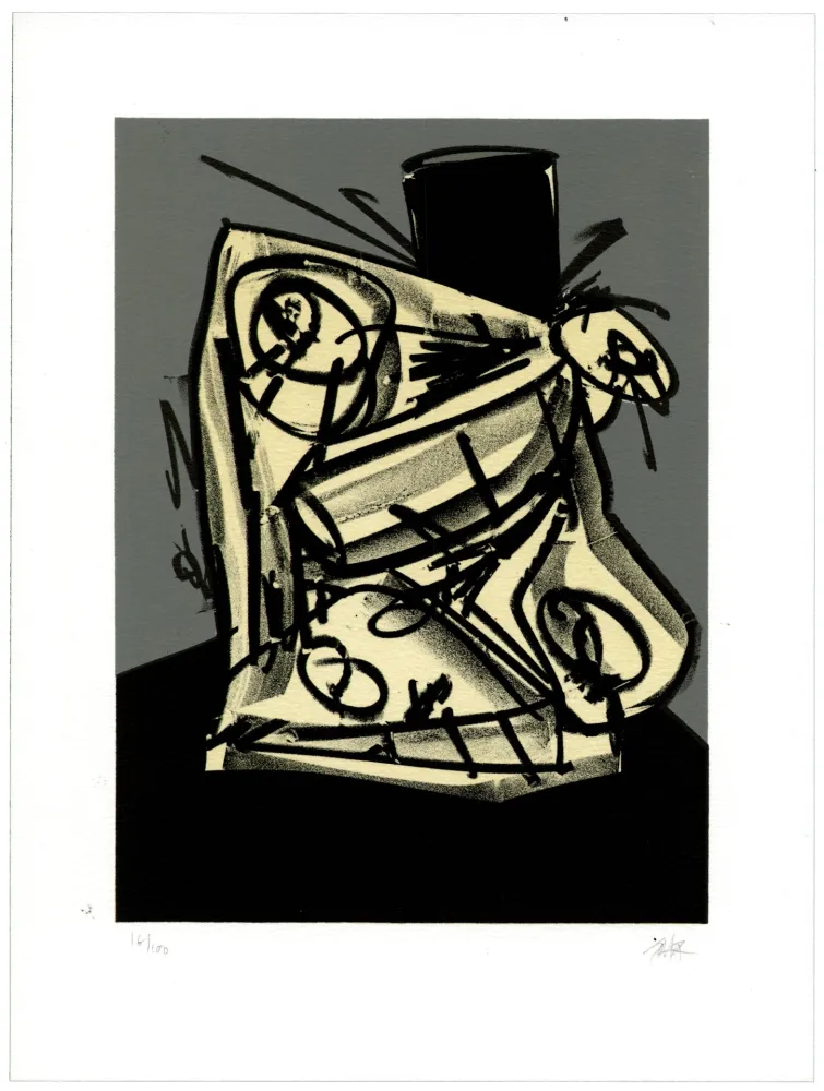 リトグラフ Saura - Portrait II