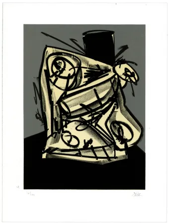 リトグラフ Saura - Portrait II