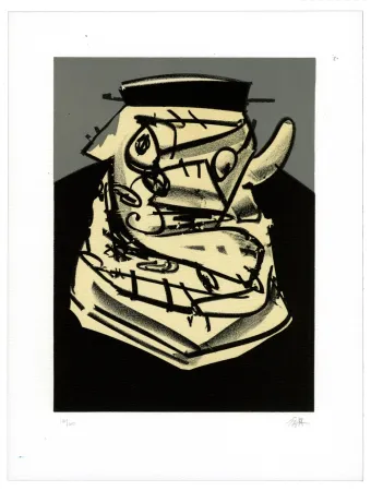 リトグラフ Saura - Portrait IV