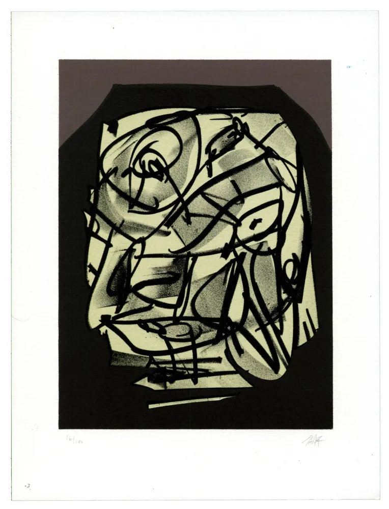 リトグラフ Saura - Portrait VI