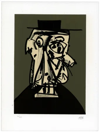 リトグラフ Saura - Portrait X