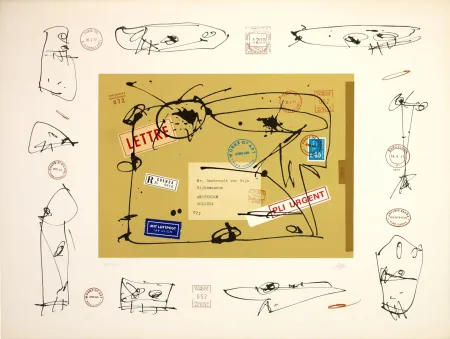 リトグラフ Saura - Rembrandt Van Rijin