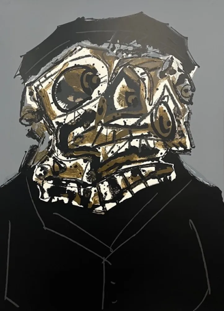 シルクスクリーン Saura - Remembrandt