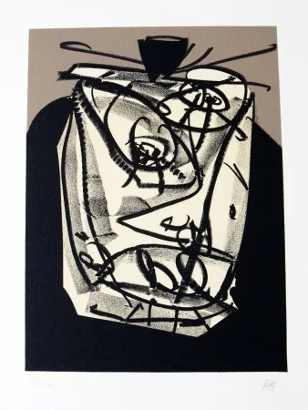 リトグラフ Saura - Retrato