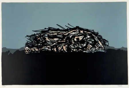 リトグラフ Saura - Retrato imaginario de Goya