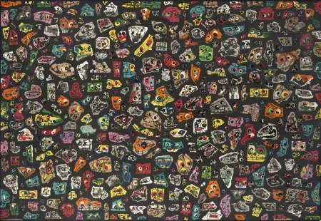 リトグラフ Saura - Rompecabezas