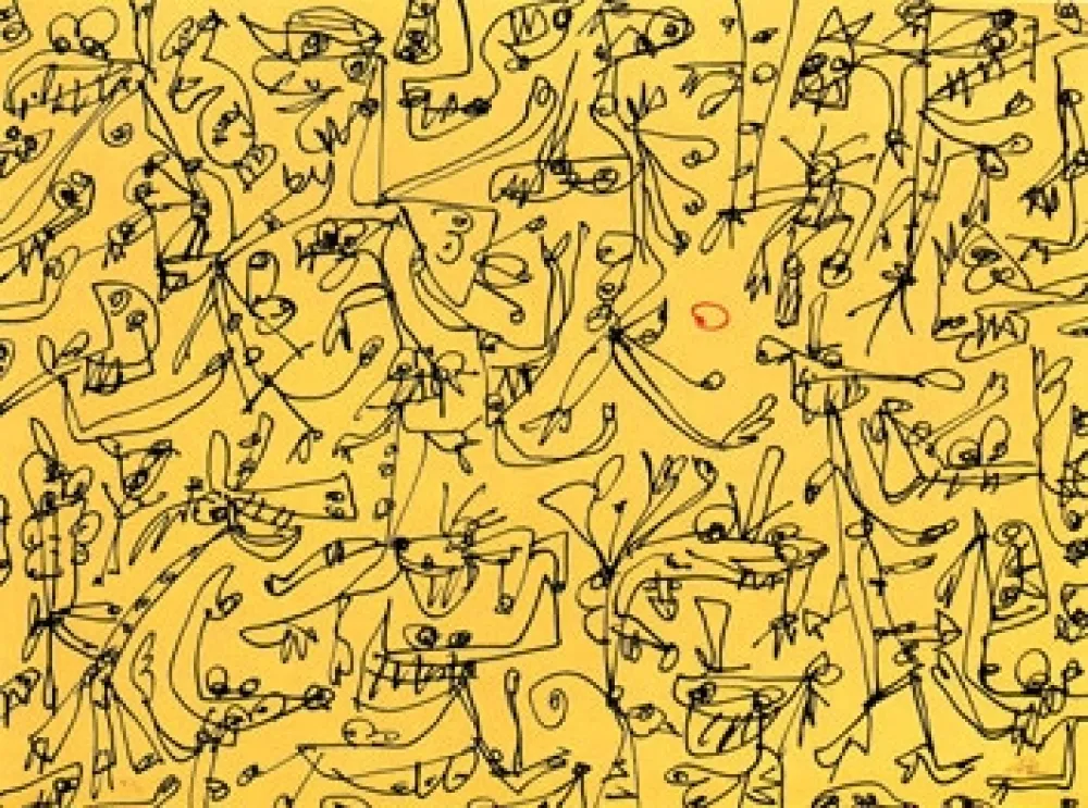 リトグラフ Saura - Sans titre