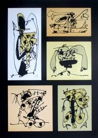 リトグラフ Saura - Sans Titre