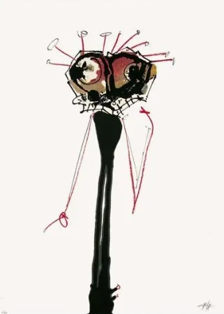 シルクスクリーン Saura - Sans titre