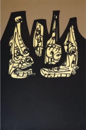 リトグラフ Saura - Si mi la ré