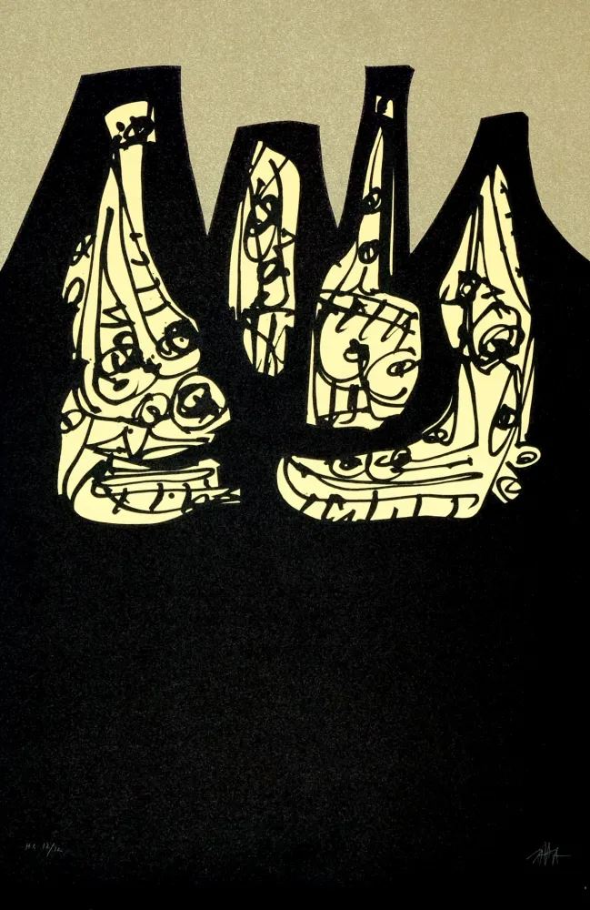 リトグラフ Saura - Si, Mi, La, Ré