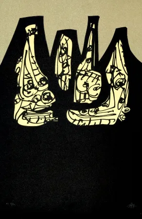 リトグラフ Saura - Si, Mi, La, Ré