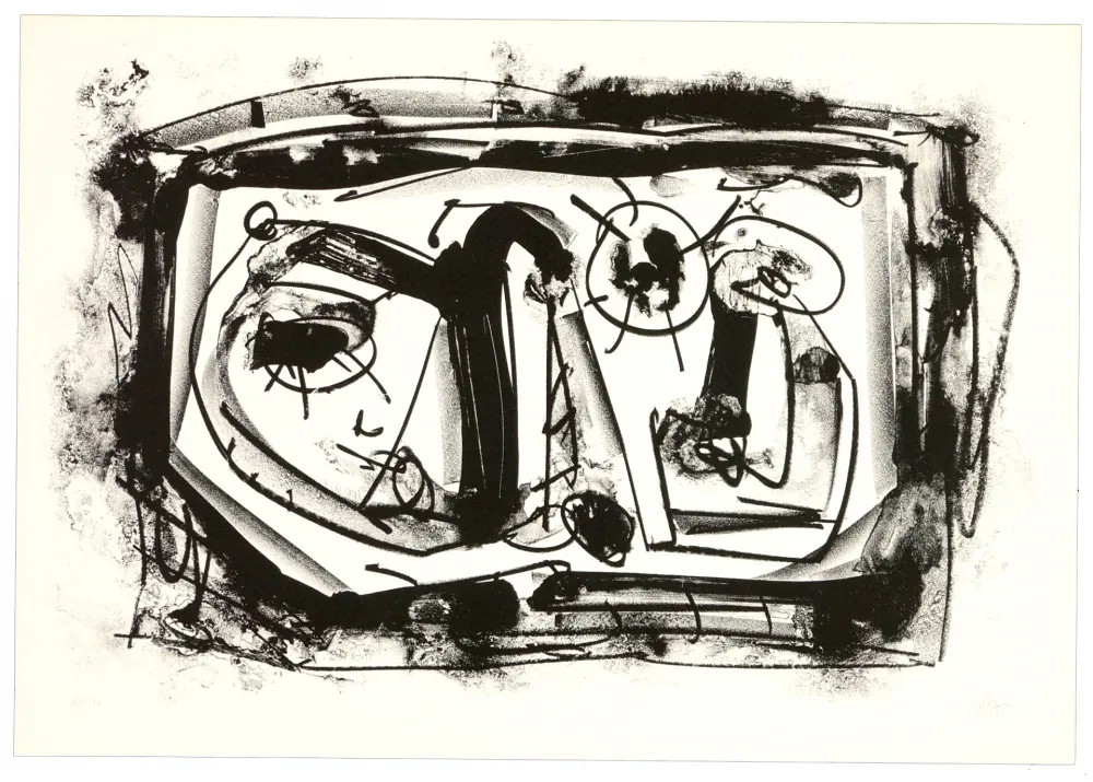 リトグラフ Saura - Suaire