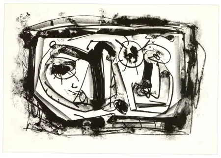 リトグラフ Saura - Suaire