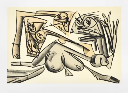 リトグラフ Saura - Tagebücher Kafka 1