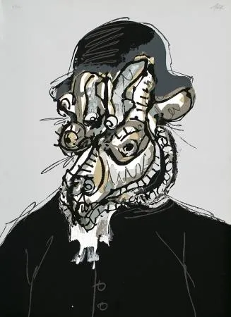 シルクスクリーン Saura - The King