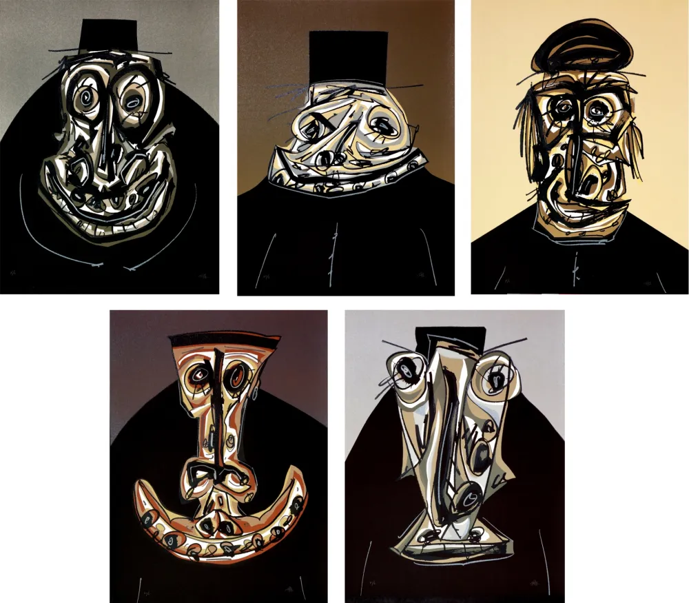 リトグラフ Saura - Un chair d'ombre